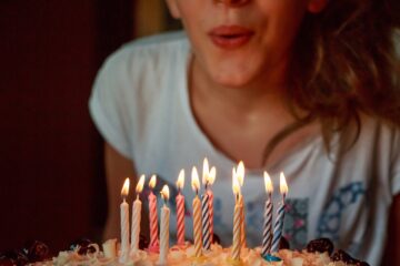 aniversário bolo velas